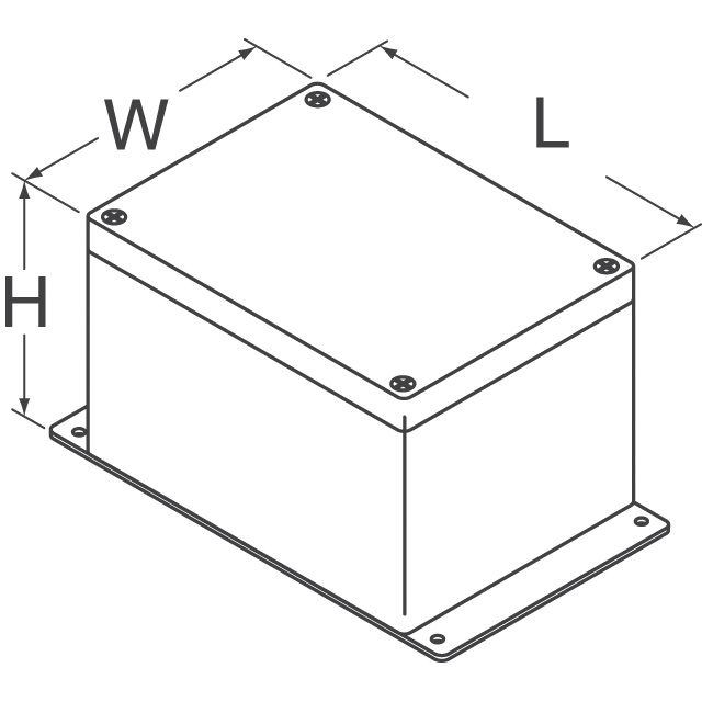 CN-6710 Bud Industries  Boîtes